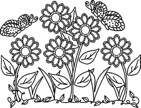 flower garden coloring pages butterfly coloring page flower coloring