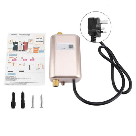 ccdes    mini electric tankless instant hot water heater bathroom kitchen washing