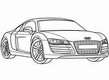Audi R8 Coloring Pages Drawing Bmw Ausmalbilder M3 Car Getcolorings Etron Print Color Getdrawings Paintingvalley Template sketch template