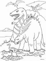 Dinosaur Color Styracosaurus Jaw Pretty Print sketch template