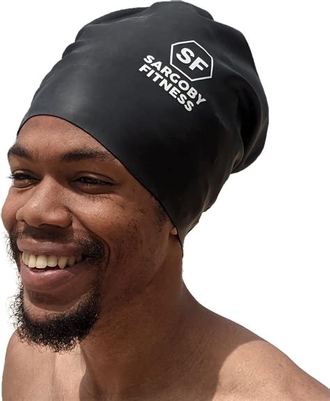 amazoncom sargoby fitness extra large swim cap  braids
