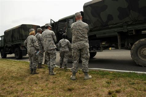 fighter wing quick reaction force conducts  base training