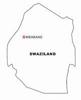 Suazilandia Bandera Laminas Suecia Swaziland Informacion Agencia Central Dibujar sketch template
