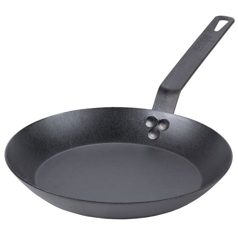 lodge crs french style pre seasoned  carbon steel fry pan