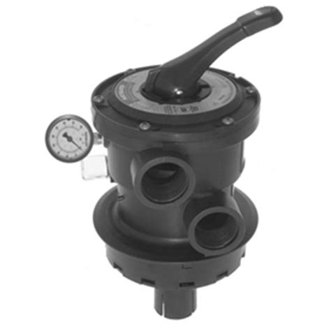 hayward sp pro series vari flo top mount control valve black   fip   pools