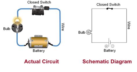 schematic diagram  actual circuit