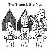 Pigs Three Little Coloring Printable Story Pages Worksheets Colouring Wolf Bad Big Drawing Clipart Los Tres Cerditos Template Colorear Activity sketch template