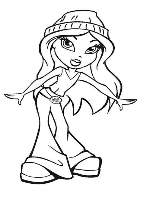 bratz  coloring page  printable coloring pages  kids