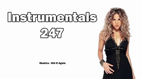 Shakira Did It Again Instrumental And Lyrics Youtube