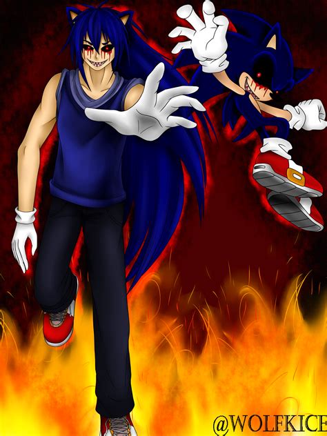 Sonic Exe By Wolfkice On Deviantart