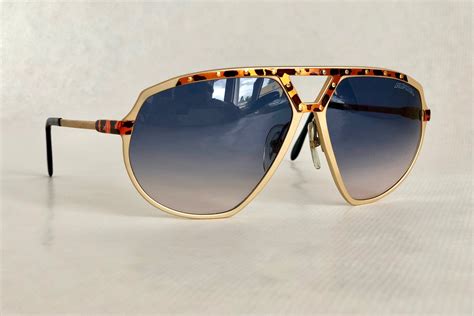 Alpina M1 8 24k Gold Vintage Sunglasses West Germany New Old Stock Full