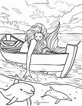 Selina Fenech Mermaids Dolphin Sirena Dolphins Mystical Bojanje Merman Stranice Odrasle Eeek Trulyhandpicked Diycraftsfood Elves Bestcoloringpagesforkids Coloriage Elf Myth Mythical sketch template
