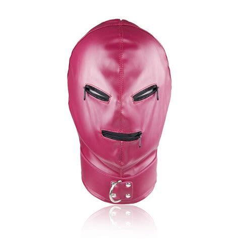 Onglyp Sex Leather Hood Headgear For Adults Game Sexy Exotic Devil Mask