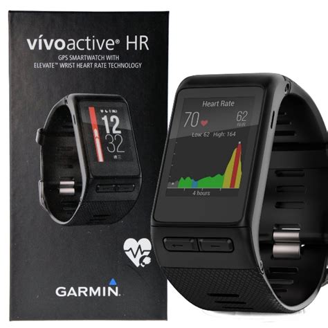 Garmin Vivoactive Hr Wrist Based Heart Rate Monitor Gps Smart Watch