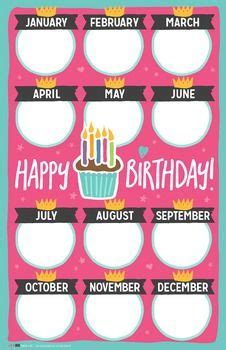 birthday months poster   big birthday month birthday