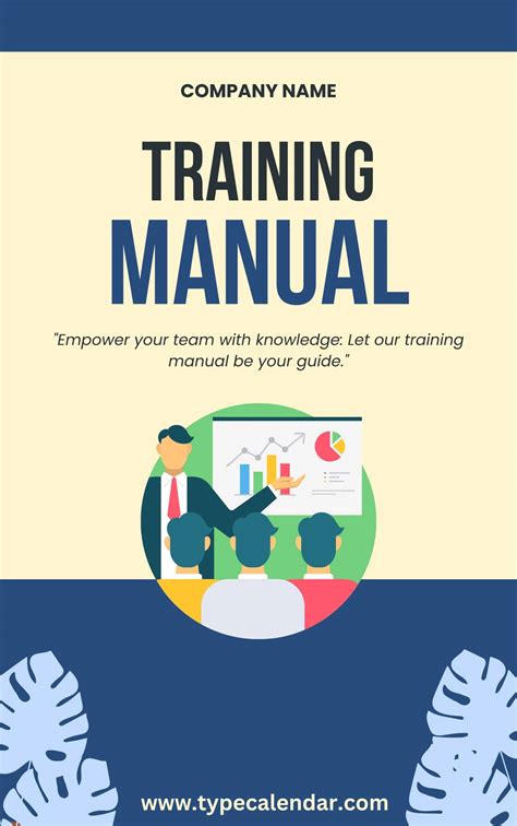 printable training manual template train   pro