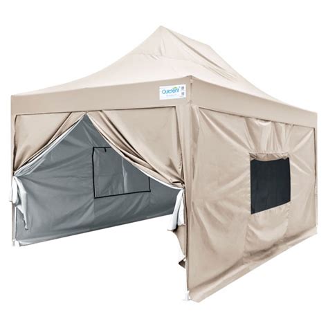 quictent privacy  ez pop  canopy party tent gazebo   sidewalls mesh windows