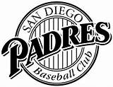 Logo Padres Diego San Mlb Sticker Vinyl Decal Wall sketch template