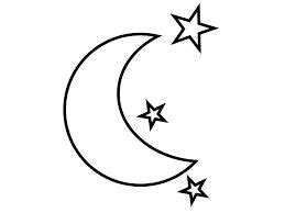 image result   printable shape templates moon coloring pages