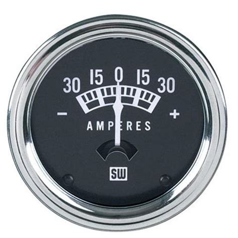 stewart warner  standard ammeter gauge       amps