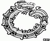 Serpiente Emplumada Olmeca Dios Colorearjunior Colombinas Civilizaciones Pintar Olmecas Gevederde Olmeken Slang God Serpente Deus Quetzal sketch template