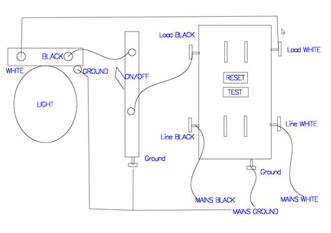 wiring diagram switched gfci outlet edmyedguide gfci outlet  switch wiring