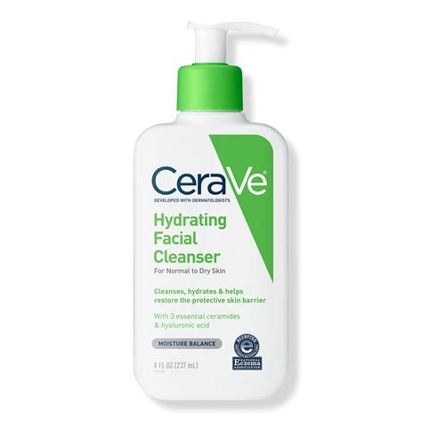 hydrating facial cleanser  ceramides  hyaluronic acid cerave ulta beauty