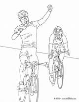 Velo Ciclismo Cycliste Cycling Ruta Bmx Hellokids Colorier Estrada Vélo Wielrenner Bicicletas Cyclisme Jedessine Kleurplaten sketch template