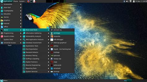 parrot  released security oriented operating system