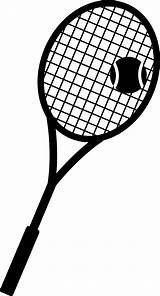 Tennis Clipart Clip Racket Library sketch template