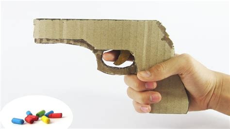pistol cardboard gun template