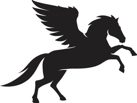 horse  wings illustrations royalty  vector graphics clip art