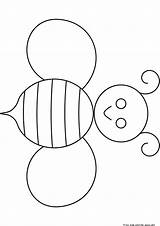 Bee Coloring Printable Pages Crafts Kids Preschool Bees Print Insects Baby Honey Easy Handout Please Click Benscoloringpages Template Color Below sketch template