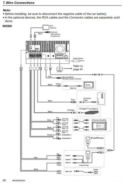 clarion wiring harness diagram