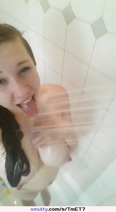 Teen Shower Mouthopen Tits Nipples Hardnipples