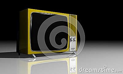 tv yellow television royalty  stock images image