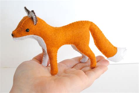 diy fox sewing tutorial  felt fox pattern instructions sewing