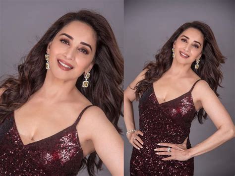 Madhuri Dixit Looks All Glam In This Shimmery Dress