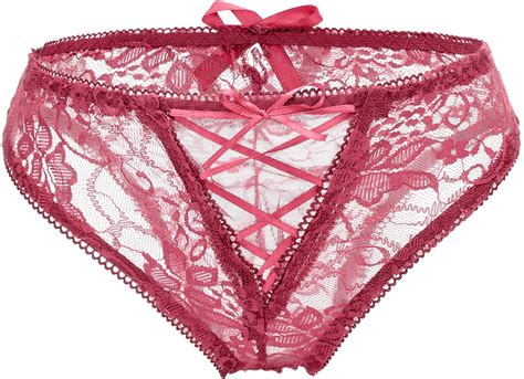 Sexy Underwear For Women Lace Bowknot Strappy Panties Sexy Knickers