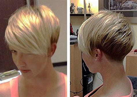 Funky Short Pixie Haircut With Long Bangs Ideas 93
