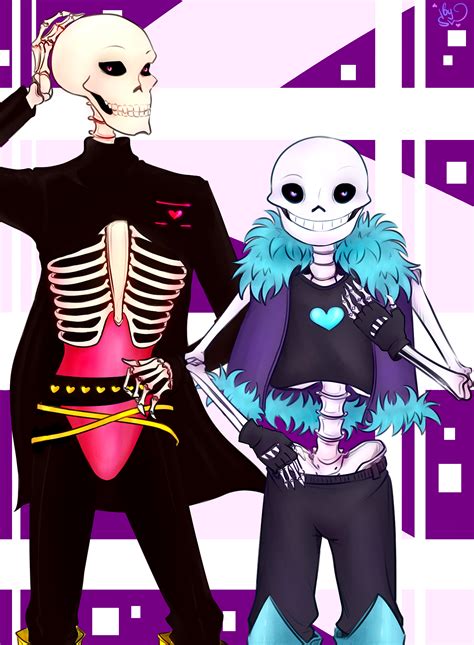 underlust sans x papyrus pictures to pin on pinterest pinsdaddy