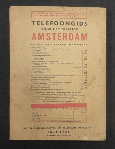 telefoonboek telefoongids voor het district amsterdam catawiki
