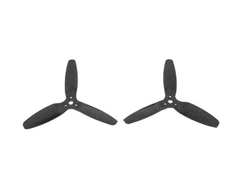 pairs parrot bebop  carbon fiber  blades propeller lightness black  props spare parts