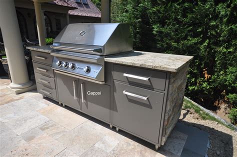 wolf outdoor cabinets stainless steel  outdoor rated aluminum