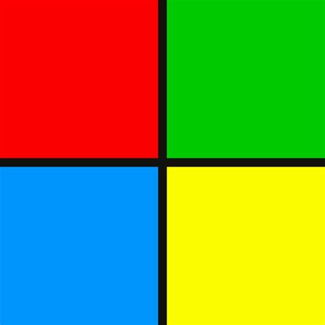 red yellow blue  green square logo logodix
