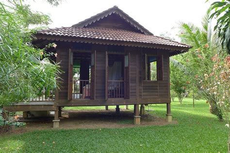 malay style chalet set  extensive garden simpleasianhomedecor