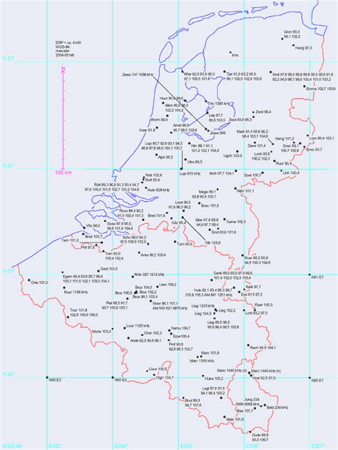 belgie nederland map