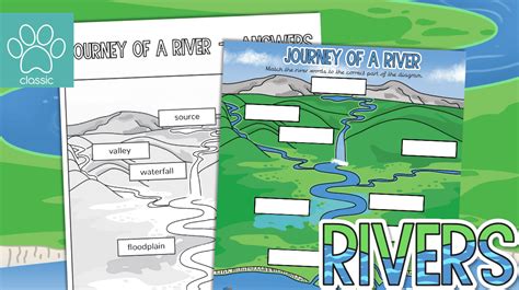 teachers pet journey   river diagram labelling task