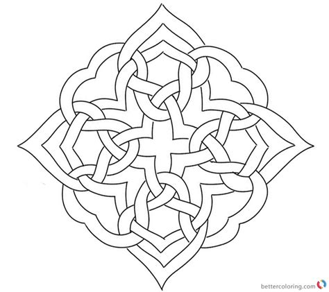 adults celtic knot coloring pages  printable coloring pages