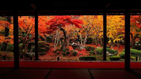 Gorgeous Autumn Enkoji Temple Autumn Wallpapers 1920x1080